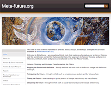 Tablet Screenshot of meta-future.org